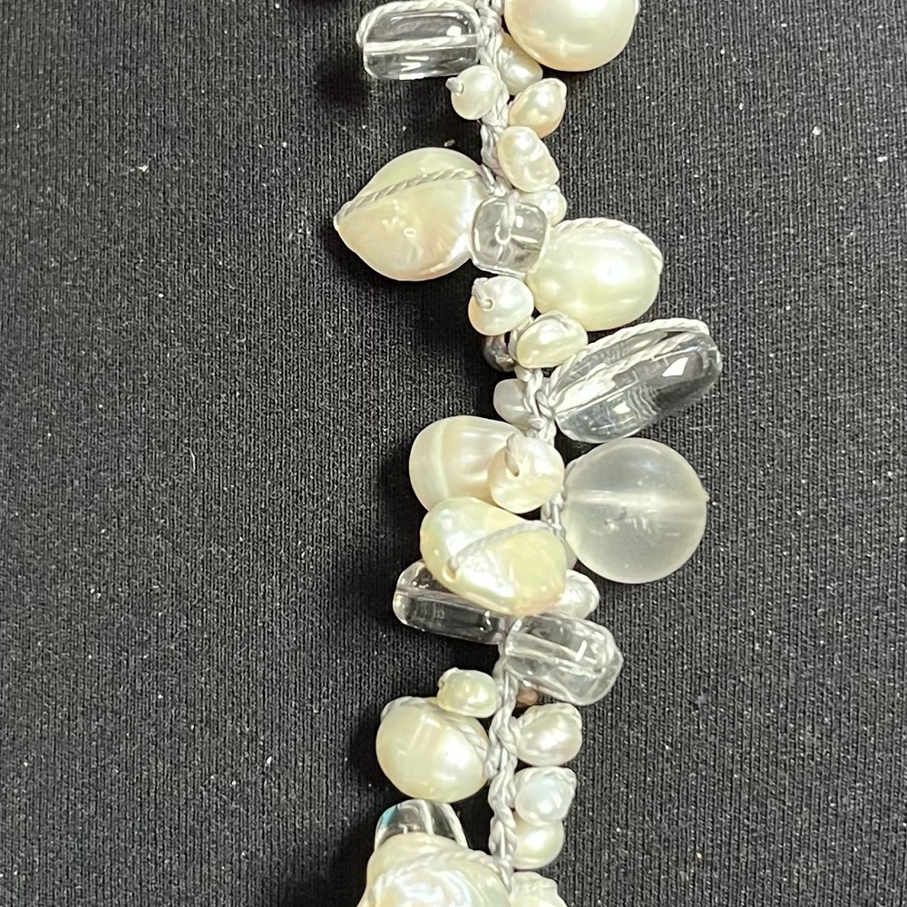 Beautiful Silpada brand “Effervescence “ Sterling Silver & Pearl bracelet. - Picture 3 of 6
